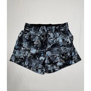 Lululemon Spring‎ Break Away Shorts Eternal Wave Starlight Black Women's Size 4